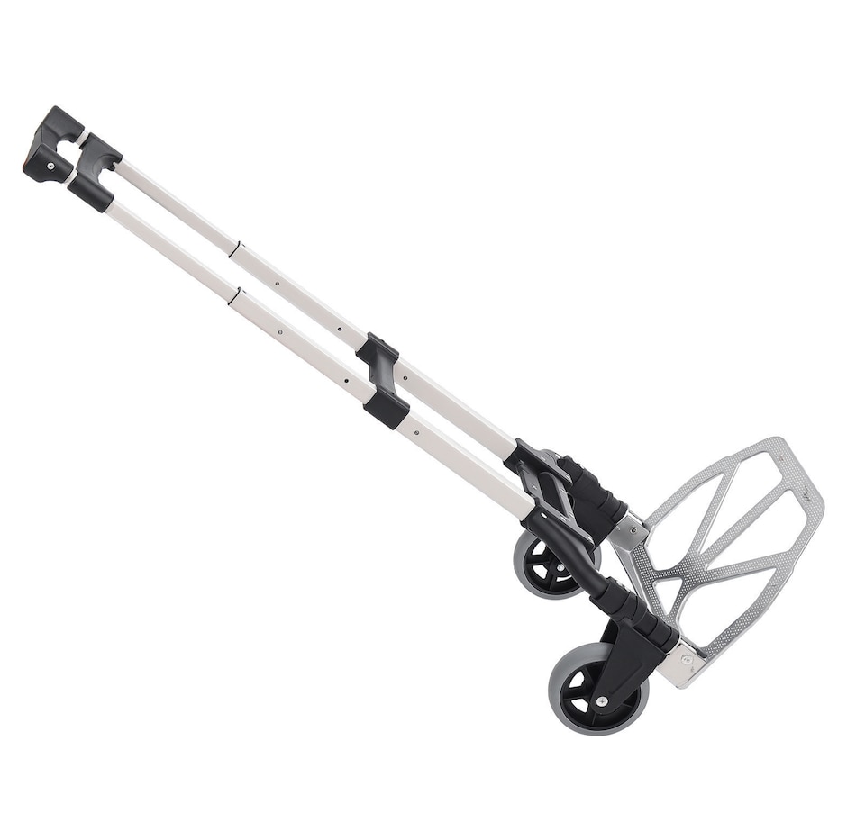 Image 997330.png, Product 997-330 / Price $54.25, HOMCOM Folding Hand Truck Portable Luggage Handcart Silver from HOMCOM on TSC.ca's Home & Garden department