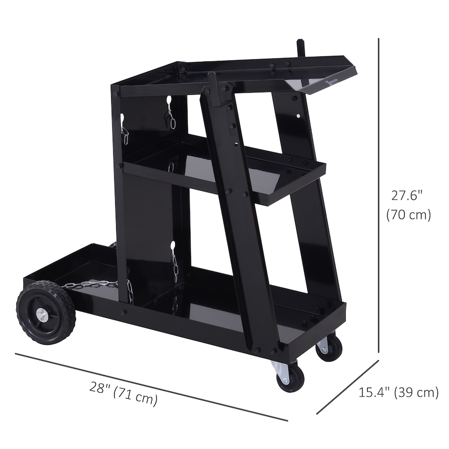 Image 997331_ALTMORE2.jpg, Product 997-331 / Price $71.24, DURHAND 3 Tier Welding Cart Welder Trolley Garage Welding from DURHAND on TSC.ca's Home & Garden department