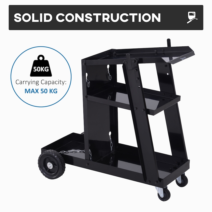 Image 997331_ALTMORE5.jpg, Product 997-331 / Price $71.24, DURHAND 3 Tier Welding Cart Welder Trolley Garage Welding from DURHAND on TSC.ca's Home & Garden department