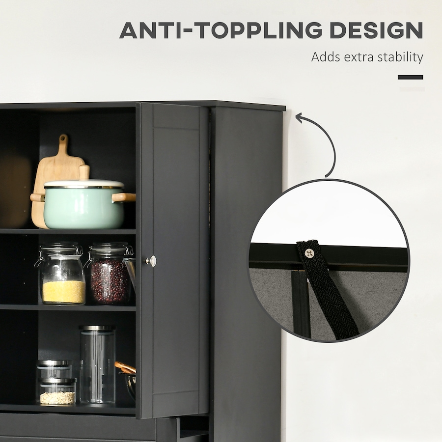 Image 997336_ALTMORE5.jpg, Product 997-336 / Price $309.99, HOMCOM 72" Kitchen Pantry with Drawer, 4 Doors and 3 Adjustable Shelves from HOMCOM on TSC.ca's Home & Garden department