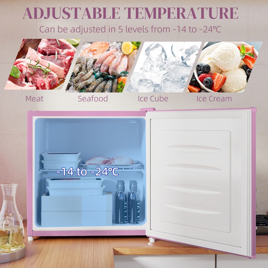 Image 997337_ALTMORE11.jpg, Product 997-337 / Price $224.99 - $234.99, HOMCOM 1.1 Cubic Feet Compact Freezer, Mini Freezer with Adjustable Temperature from HOMCOM on TSC.ca's Kitchen department