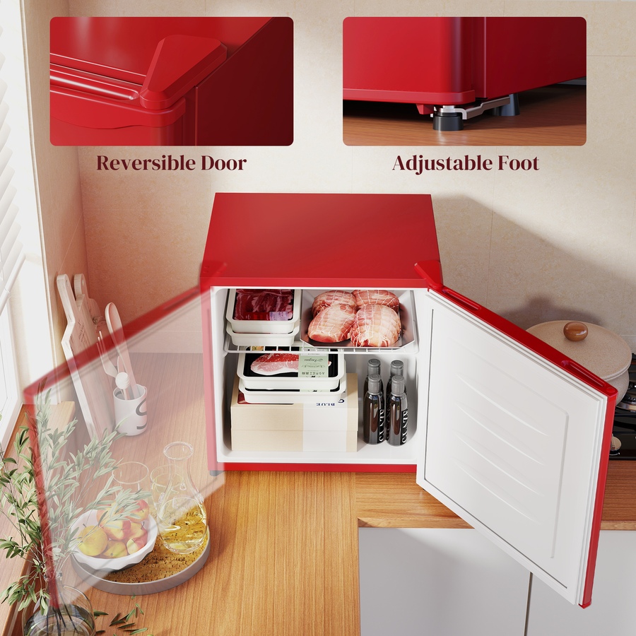 Image 997337_ALTMORE29.jpg, Product 997-337 / Price $224.99 - $234.99, HOMCOM 1.1 Cubic Feet Compact Freezer, Mini Freezer with Adjustable Temperature from HOMCOM on TSC.ca's Kitchen department