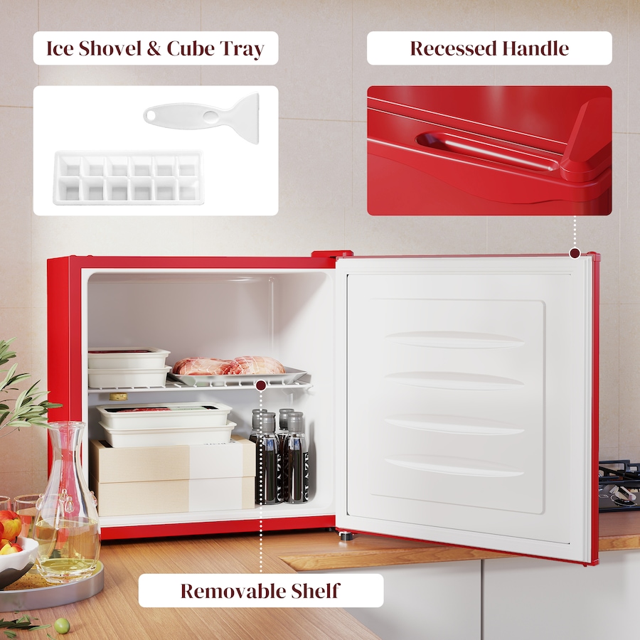 Image 997337_ALTMORE30.jpg, Product 997-337 / Price $224.99 - $234.99, HOMCOM 1.1 Cubic Feet Compact Freezer, Mini Freezer with Adjustable Temperature from HOMCOM on TSC.ca's Kitchen department