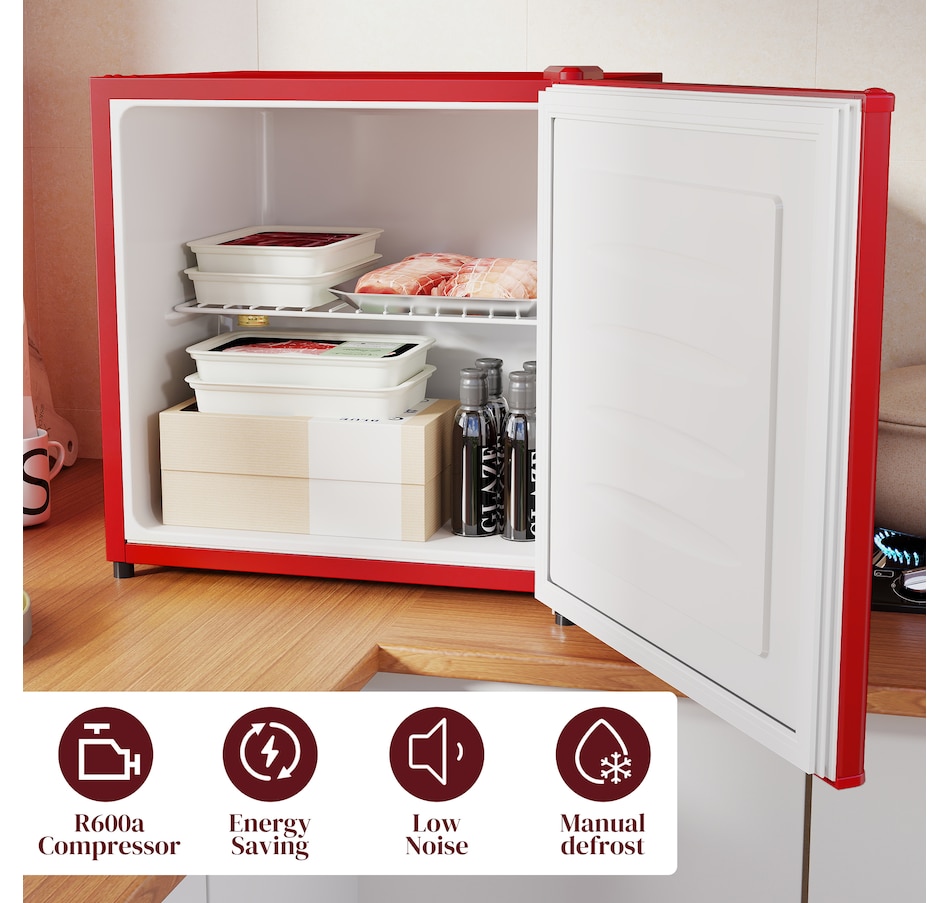 Image 997337_ALTMORE31.jpg, Product 997-337 / Price $204.99 - $229.99, HOMCOM 1.1 Cubic Feet Compact Mini Freezer with Adjustable Temperature from HOMCOM on TSC.ca's Kitchen department