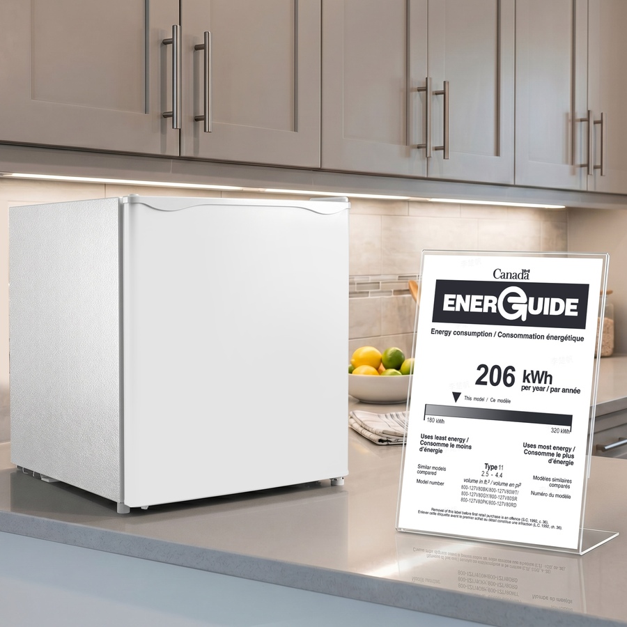 Image 997337_ALTMORE39.jpg, Product 997-337 / Price $224.99 - $234.99, HOMCOM 1.1 Cubic Feet Compact Freezer, Mini Freezer with Adjustable Temperature from HOMCOM on TSC.ca's Kitchen department