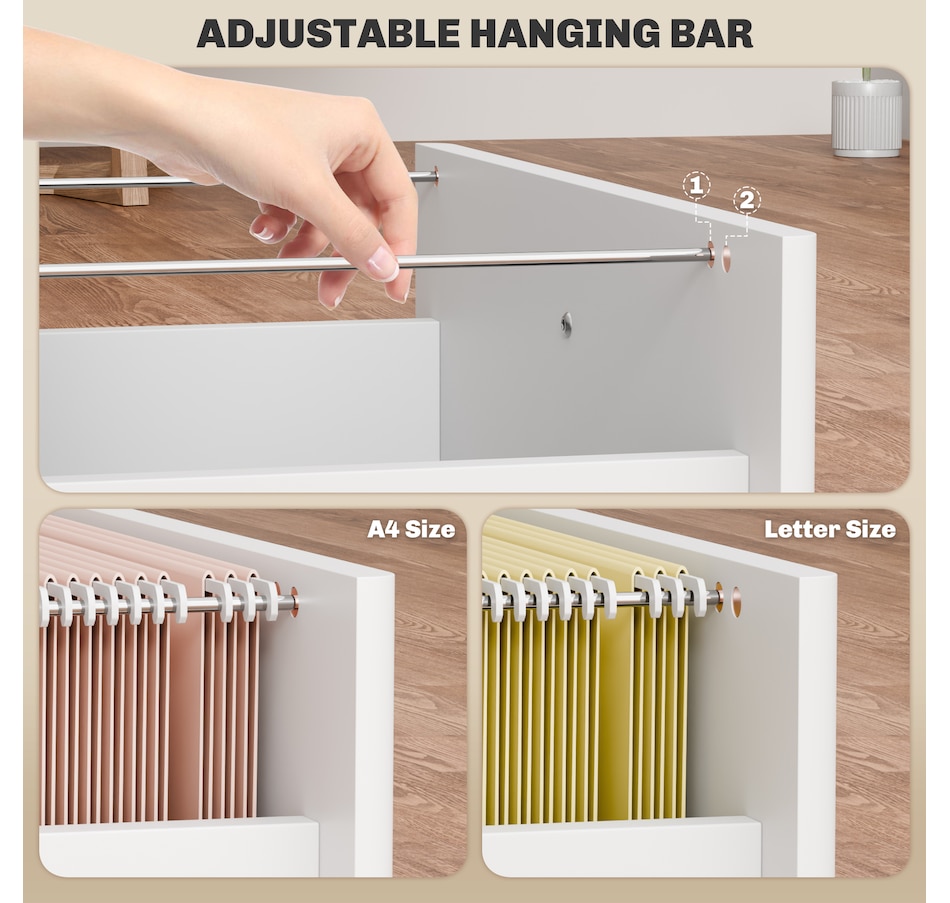 Image 997338_ALTMORE11.jpg, Product 997-338 / Price $89.99 - $104.99, HOMCOM 3-Drawer Filing Cabinet with Lock, Mobile File Cabinet from HOMCOM on TSC.ca's Home & Garden department