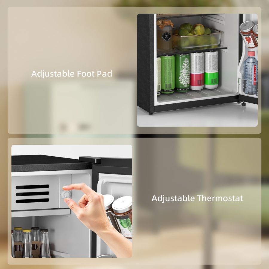 Image 997339_ALTMORE14.jpg, Product 997-339 / Price $259.99, HOMCOM 3.1 Cu. Ft Retro Mini Fridge with Adjustable Thermostat from HOMCOM on TSC.ca's Kitchen department