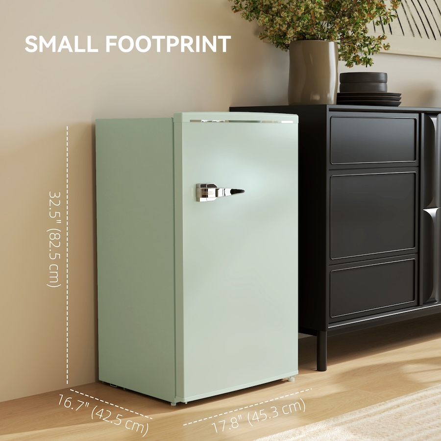 Image 997339_ALTMORE2.jpg, Product 997-339 / Price $259.99, HOMCOM 3.1 Cu. Ft Retro Mini Fridge with Adjustable Thermostat from HOMCOM on TSC.ca's Kitchen department