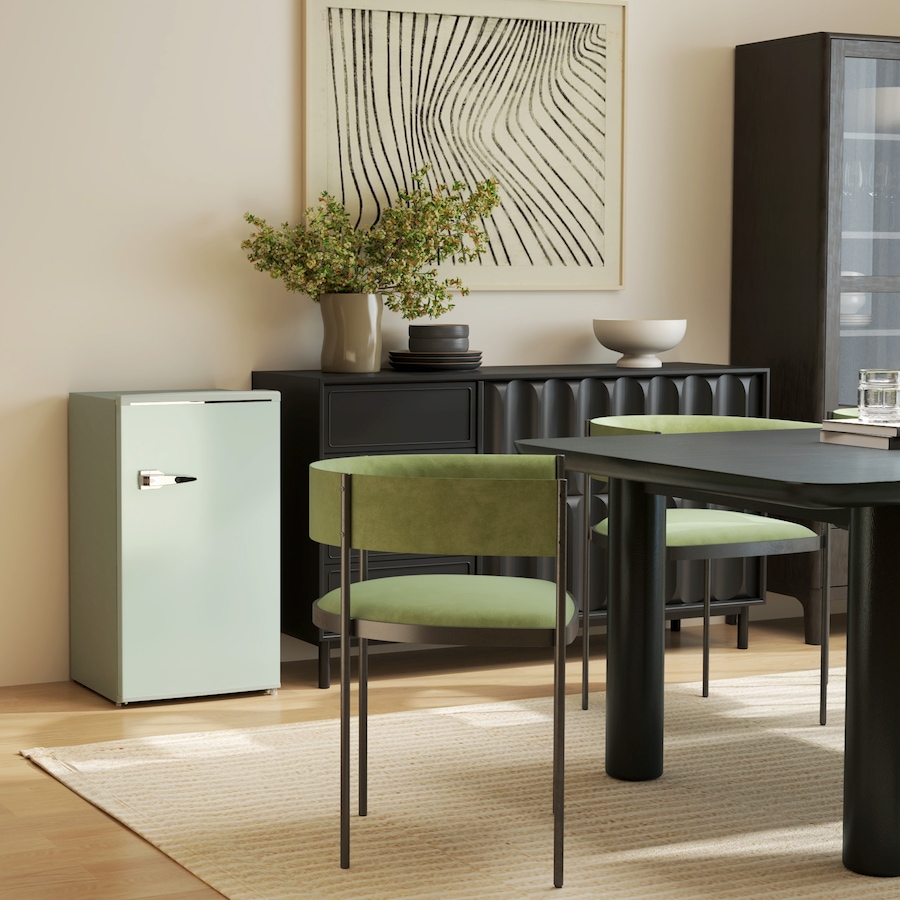 Image 997339_ALTMORE7.jpg, Product 997-339 / Price $259.99, HOMCOM 3.1 Cu. Ft Retro Mini Fridge with Adjustable Thermostat from HOMCOM on TSC.ca's Kitchen department