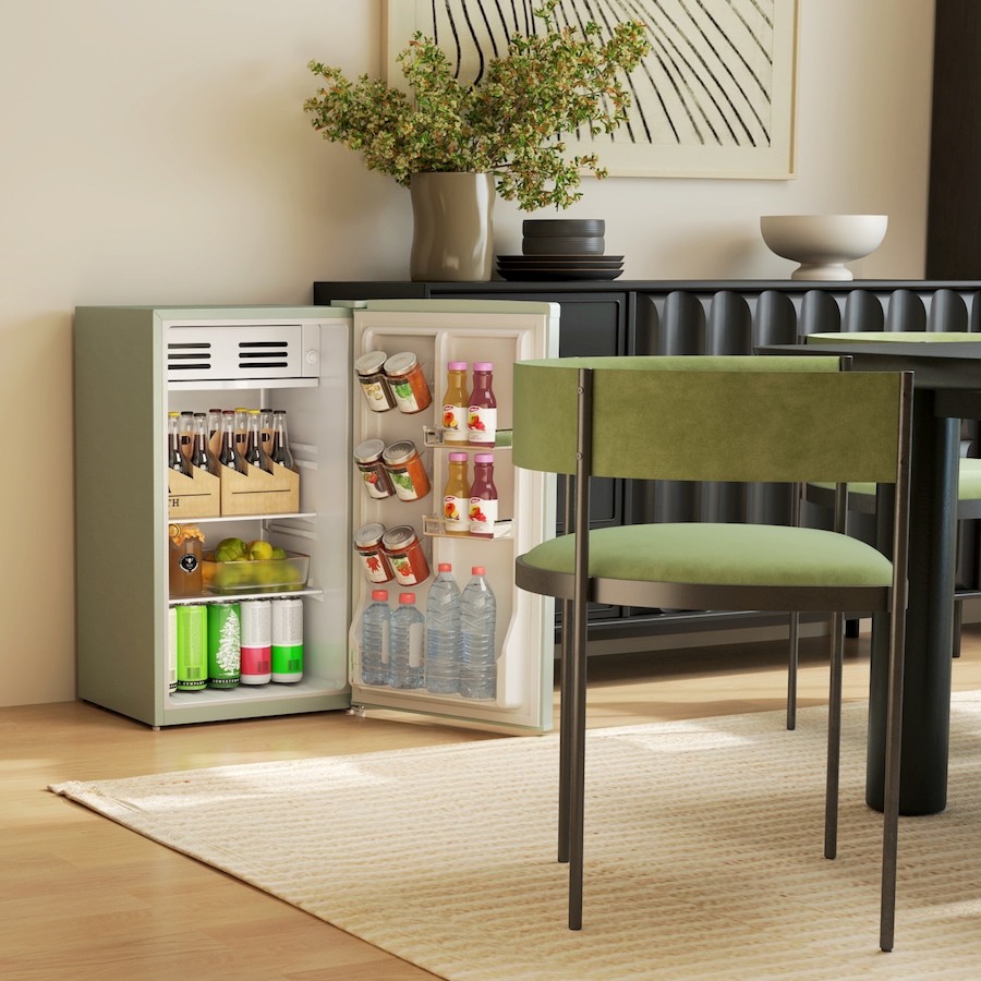 Image 997339_ALTMORE8.jpg, Product 997-339 / Price $259.99, HOMCOM 3.1 Cu. Ft Retro Mini Fridge with Adjustable Thermostat from HOMCOM on TSC.ca's Kitchen department