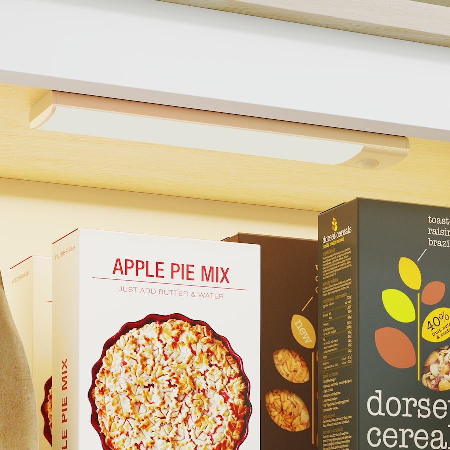 Image 997345_ALTMORE8.jpg, Product 997-345 / Price $236.15 - $249.36, HOMCOM Kitchen Pantry with Sensor LED Light Pantry Storage Cabinet White from HOMCOM on TSC.ca's Home & Garden department