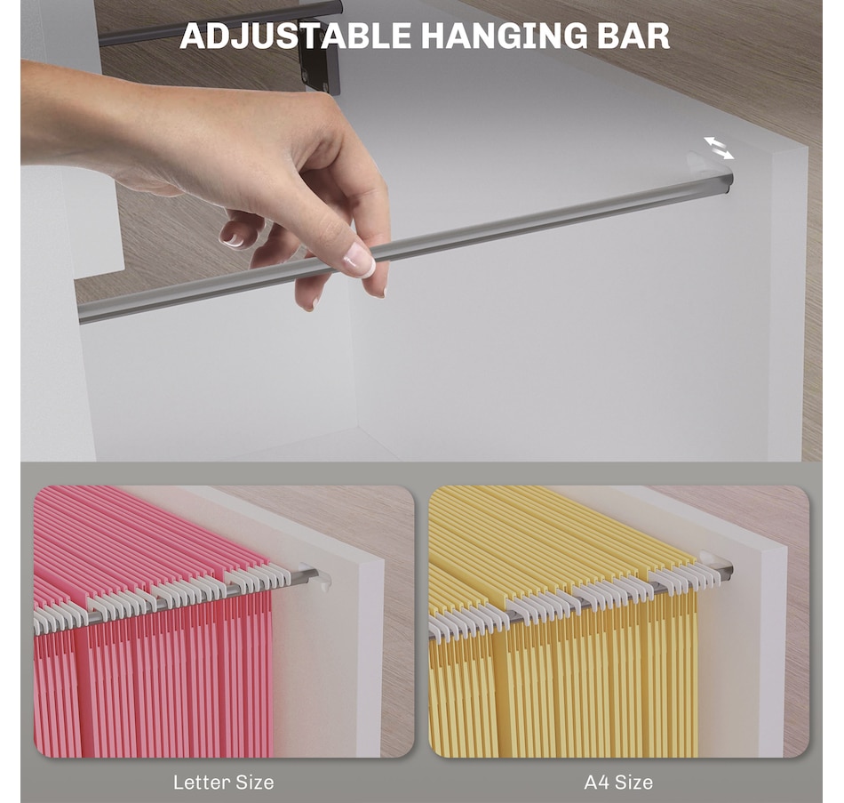 Image 997347_ALTMORE11.jpg, Product 997-347 / Price $164.99, HOMCOM Lateral File Cabinet with 4 Drawer, Lock, for A4 Letter from HOMCOM on TSC.ca's Home & Garden department