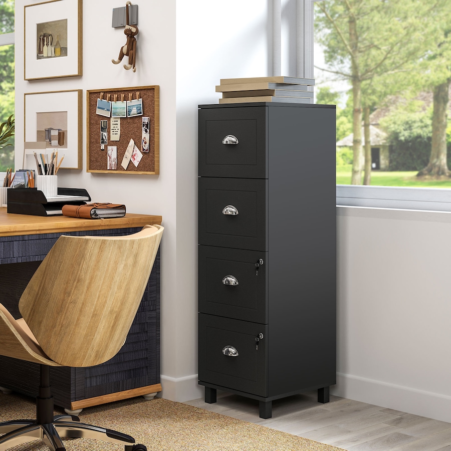 Image 997347_ALTMORE8.jpg, Product 997-347 / Price $144.19 - $149.99, HOMCOM Lateral File Cabinet with 4 Drawer, Lock, for A4 Letter from HOMCOM on TSC.ca's Home & Garden department