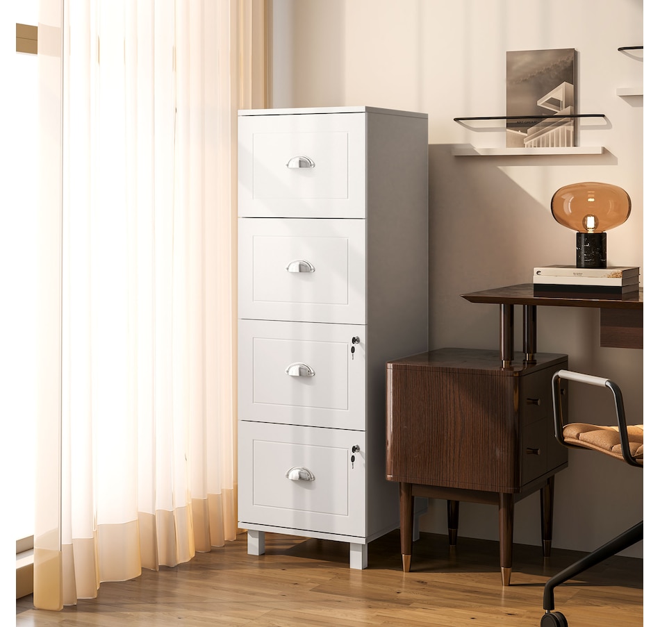 Image 997347_ALTMORE9.jpg, Product 997-347 / Price $164.99, HOMCOM Lateral File Cabinet with 4 Drawer, Lock, for A4 Letter from HOMCOM on TSC.ca's Home & Garden department