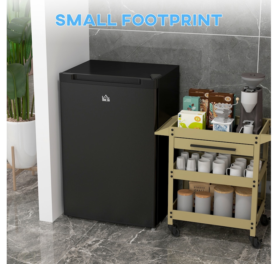 Image 997350_ALTMORE13.jpg, Product 997-350 / Price $289.99 - $299.99, HOMCOM Compact Upright Freezer 3Cu.Ft Mini Freezer w/Reversible Single Door from HOMCOM on TSC.ca's Kitchen department