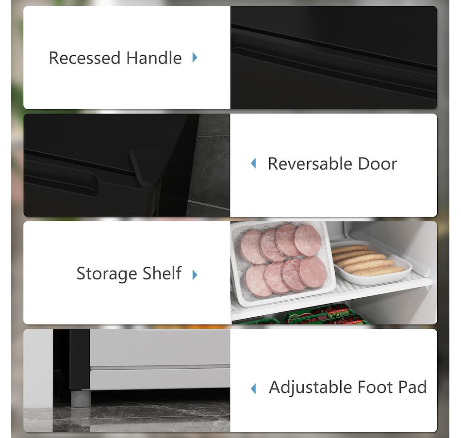 Image 997350_ALTMORE14.jpg, Product 997-350 / Price $289.99 - $299.99, HOMCOM Compact Upright Freezer 3Cu.Ft Mini Freezer w/Reversible Single Door from HOMCOM on TSC.ca's Kitchen department