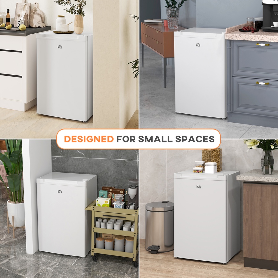 Image 997350_ALTMORE17.jpg, Product 997-350 / Price $319.99, HOMCOM Compact Upright Freezer 3Cu.Ft Mini Freezer w/Reversible Single Door from HOMCOM on TSC.ca's Kitchen department
