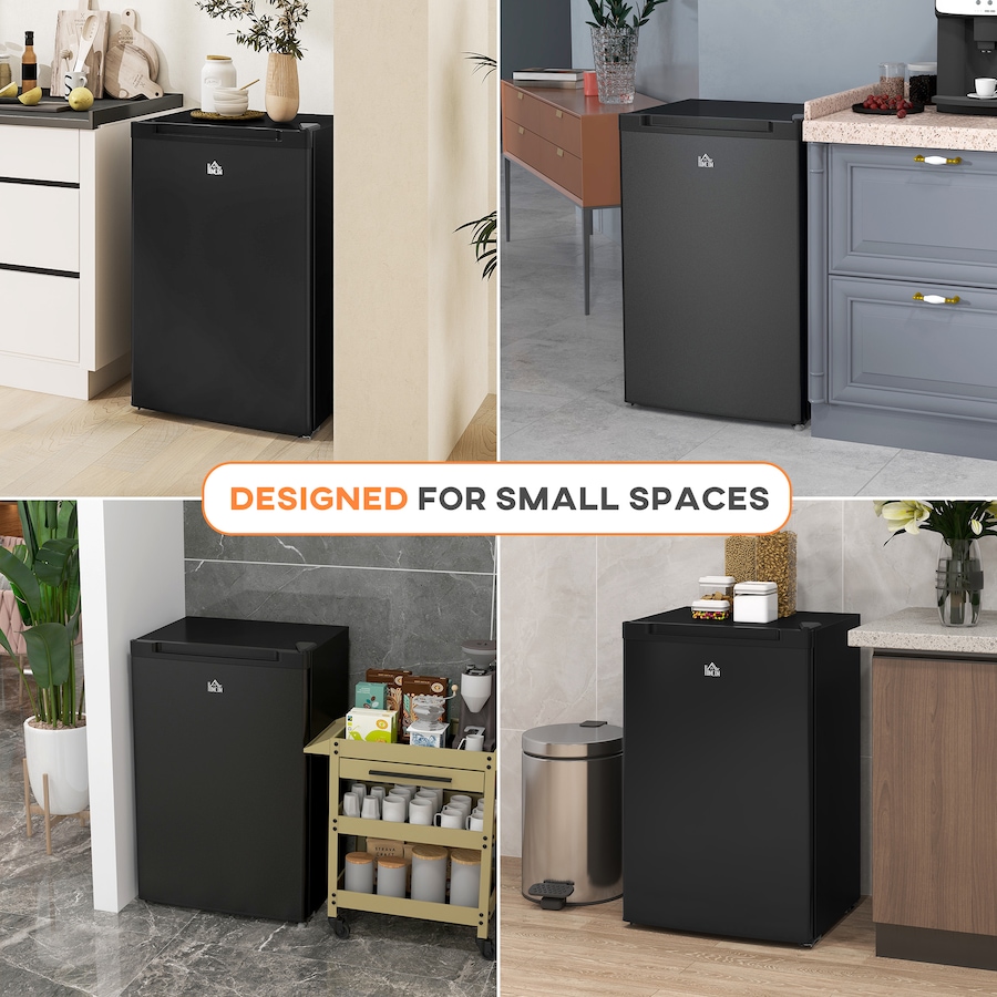 Image 997350_ALTMORE18.jpg, Product 997-350 / Price $319.99, HOMCOM Compact Upright Freezer 3Cu.Ft Mini Freezer w/Reversible Single Door from HOMCOM on TSC.ca's Kitchen department