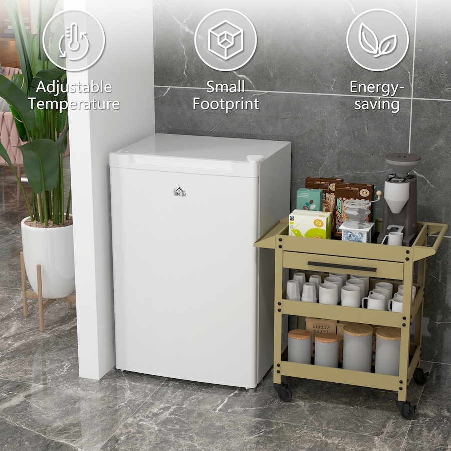 Image 997350_ALTMORE5.jpg, Product 997-350 / Price $319.99, HOMCOM Compact Upright Freezer 3Cu.Ft Mini Freezer w/Reversible Single Door from HOMCOM on TSC.ca's Kitchen department