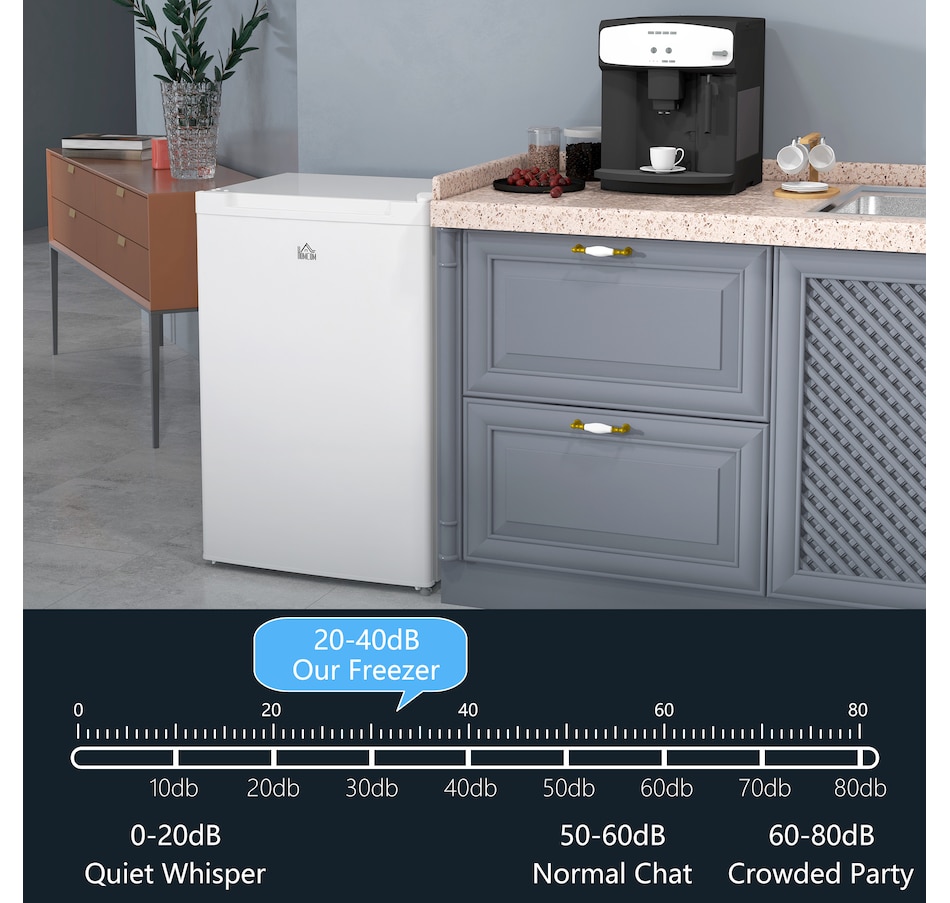 Image 997350_ALTMORE6.jpg, Product 997-350 / Price $289.99 - $299.99, HOMCOM Compact Upright Freezer 3Cu.Ft Mini Freezer w/Reversible Single Door from HOMCOM on TSC.ca's Kitchen department