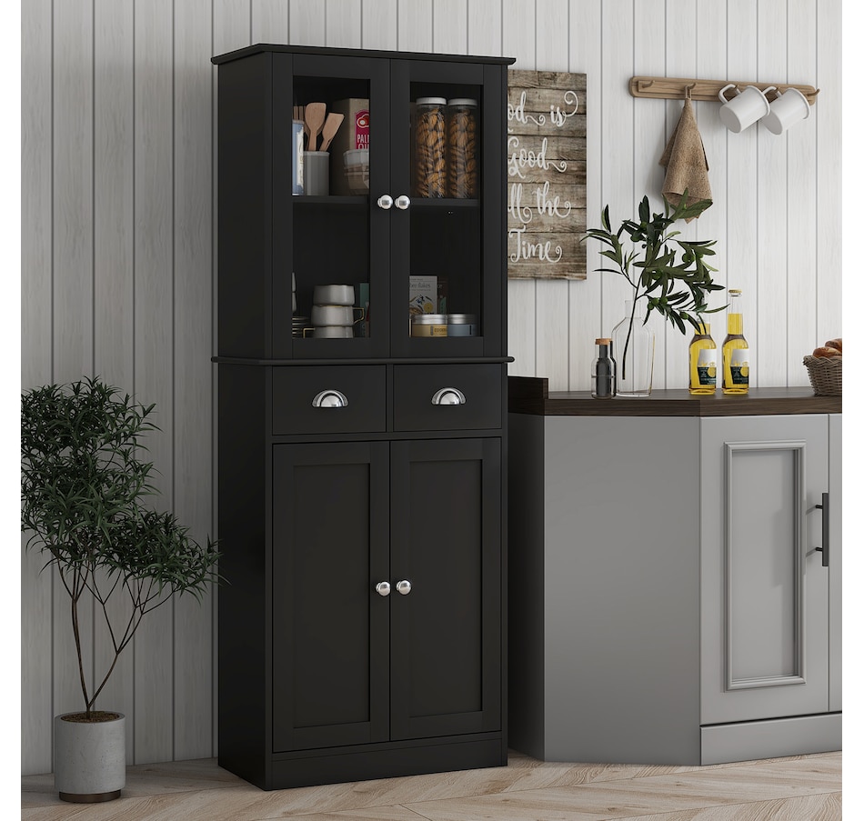 Image 997352_ALTMORE1.jpg, Product 997-352 / Price $189.99 - $199.99, HOMCOM 61" Kitchen Pantry Storage Cabinet w/ Shelves Soft Close Doors from HOMCOM on TSC.ca's Home & Garden department