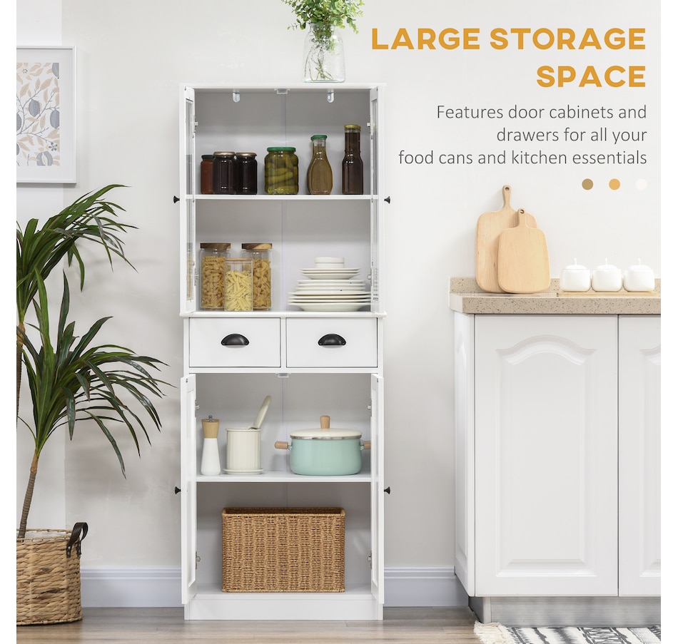 Image 997352_ALTMORE11.jpg, Product 997-352 / Price $189.99 - $199.99, HOMCOM 61" Kitchen Pantry Storage Cabinet w/ Shelves Soft Close Doors from HOMCOM on TSC.ca's Home & Garden department