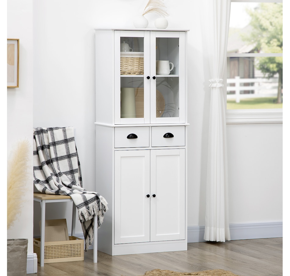Image 997352_ALTMORE9.jpg, Product 997-352 / Price $189.99 - $199.99, HOMCOM 61" Kitchen Pantry Storage Cabinet w/ Shelves Soft Close Doors from HOMCOM on TSC.ca's Home & Garden department