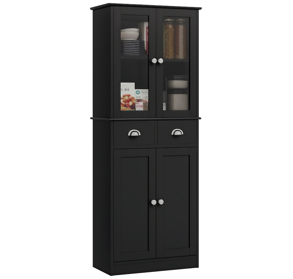 Image 997352_ST01.png, Product 997-352 / Price $189.99 - $199.99, HOMCOM 61" Kitchen Pantry Storage Cabinet w/ Shelves Soft Close Doors from HOMCOM on TSC.ca's Home & Garden department