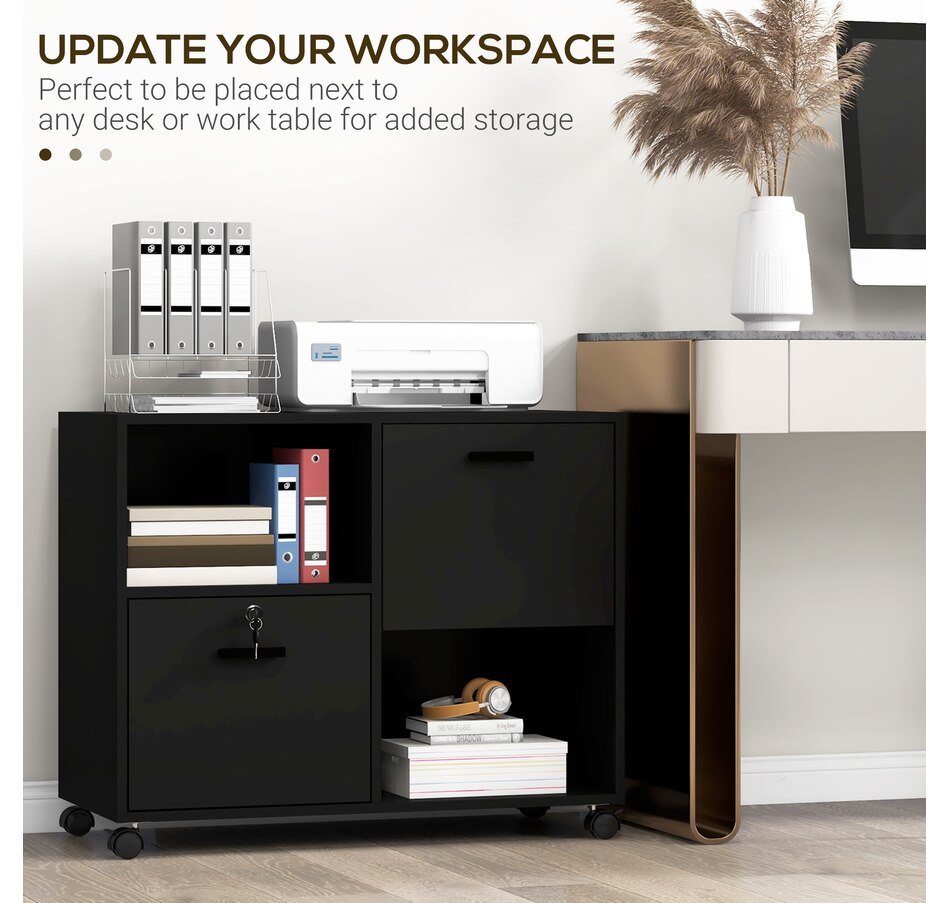 Image 997354_ALTMORE11.jpg, Product 997-354 / Price $96.99 - $114.99, Vinsetto Lateral File Cabinet with Wheels Mobile Printer Stand from Vinsetto on TSC.ca's Home & Garden department