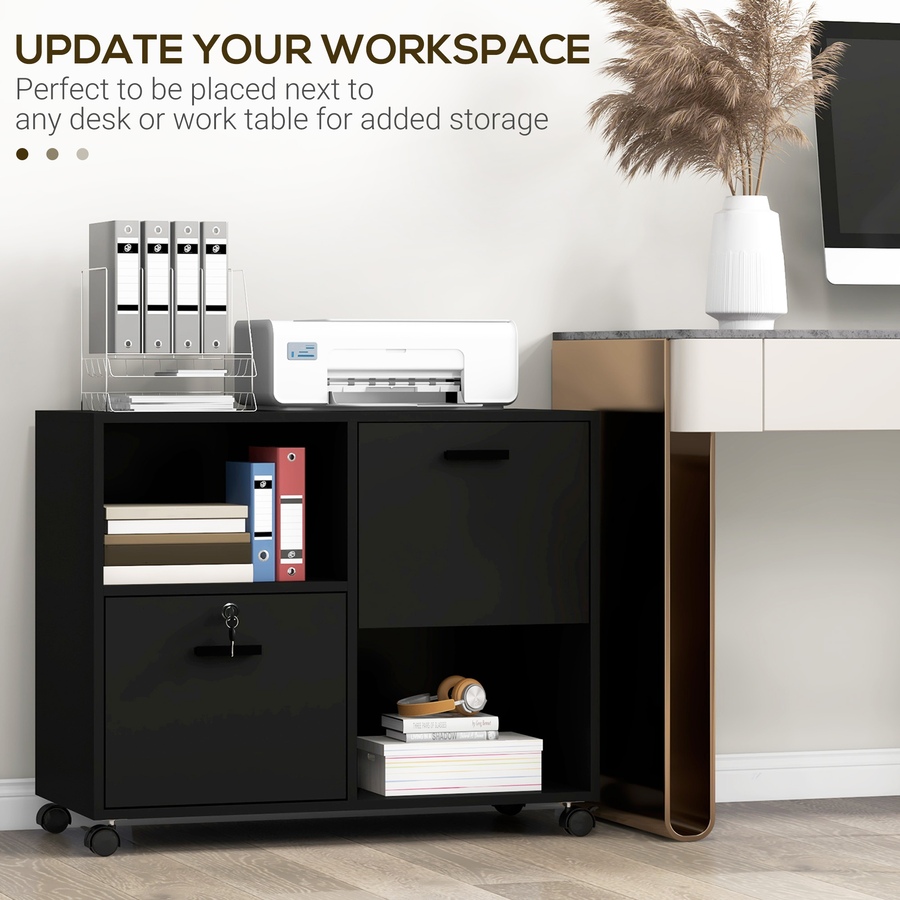 Image 997354_ALTMORE11.jpg, Product 997-354 / Price $109.99, Vinsetto Lateral File Cabinet with Wheels Mobile Printer Stand from Vinsetto on TSC.ca's Home & Garden department