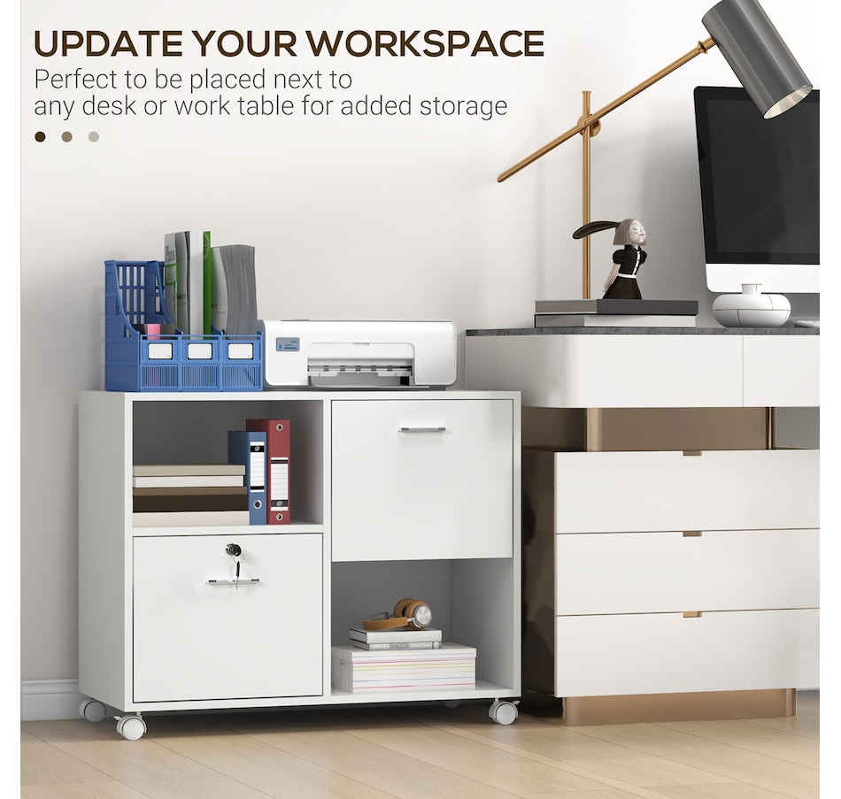 Image 997354_ALTMORE19.jpg, Product 997-354 / Price $96.99 - $114.99, Vinsetto Lateral File Cabinet with Wheels Mobile Printer Stand from Vinsetto on TSC.ca's Home & Garden department