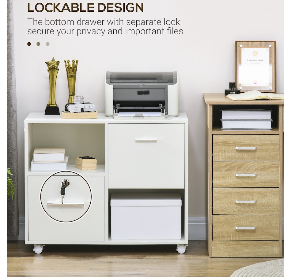 Image 997354_ALTMORE22.jpg, Product 997-354 / Price $96.99 - $114.99, Vinsetto Lateral File Cabinet with Wheels Mobile Printer Stand from Vinsetto on TSC.ca's Home & Garden department