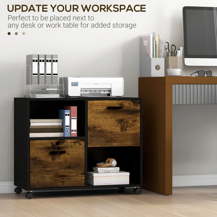 Image 997354_ALTMORE3.jpg, Product 997-354 / Price $109.99, Vinsetto Lateral File Cabinet with Wheels Mobile Printer Stand from Vinsetto on TSC.ca's Home & Garden department