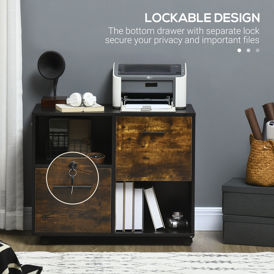 Image 997354_ALTMORE6.jpg, Product 997-354 / Price $109.99, Vinsetto Lateral File Cabinet with Wheels Mobile Printer Stand from Vinsetto on TSC.ca's Home & Garden department