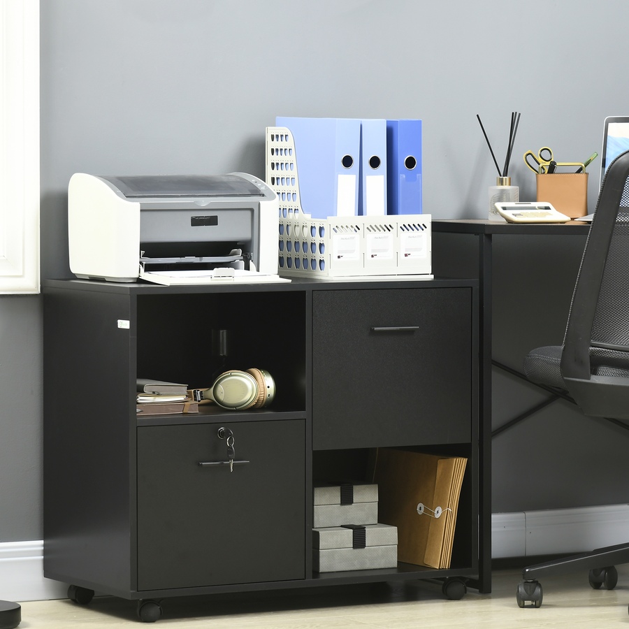 Image 997354_ALTMORE9.jpg, Product 997-354 / Price $109.99, Vinsetto Lateral File Cabinet with Wheels Mobile Printer Stand from Vinsetto on TSC.ca's Home & Garden department