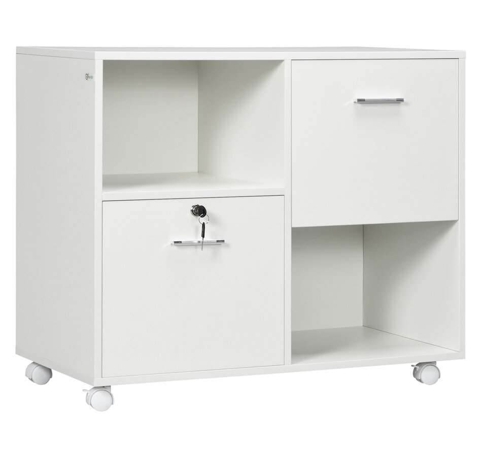 Image 997354_ST03.jpg, Product 997-354 / Price $96.99 - $114.99, Vinsetto Lateral File Cabinet with Wheels Mobile Printer Stand from Vinsetto on TSC.ca's Home & Garden department