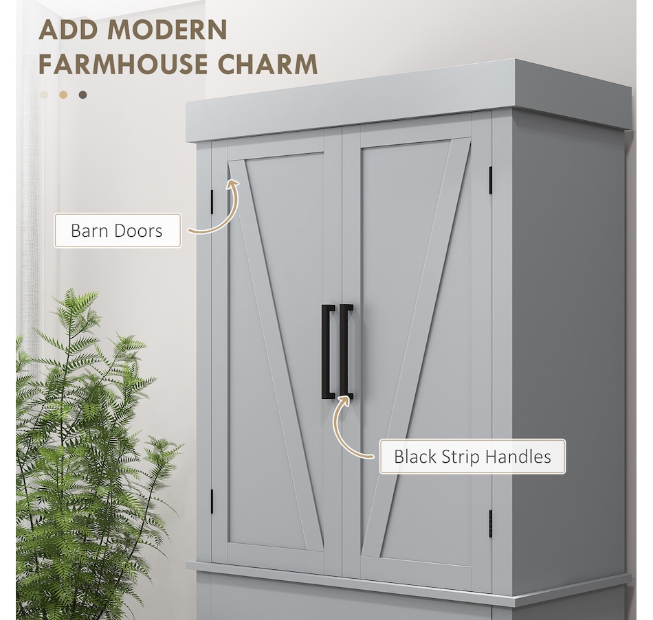 Image 997357_ALTMORE11.jpg, Product 997-357 / Price $239.99 - $314.99, HOMCOM 72" Tall Kitchen Pantry Storage Cabinet with Barn Doors and Drawer from HOMCOM on TSC.ca's Home & Garden department