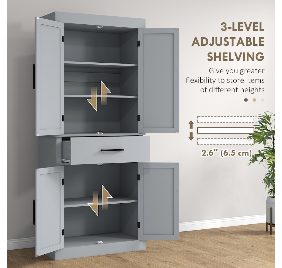 Image 997357_ALTMORE13.jpg, Product 997-357 / Price $239.99 - $314.99, HOMCOM 72" Tall Kitchen Pantry Storage Cabinet with Barn Doors and Drawer from HOMCOM on TSC.ca's Home & Garden department