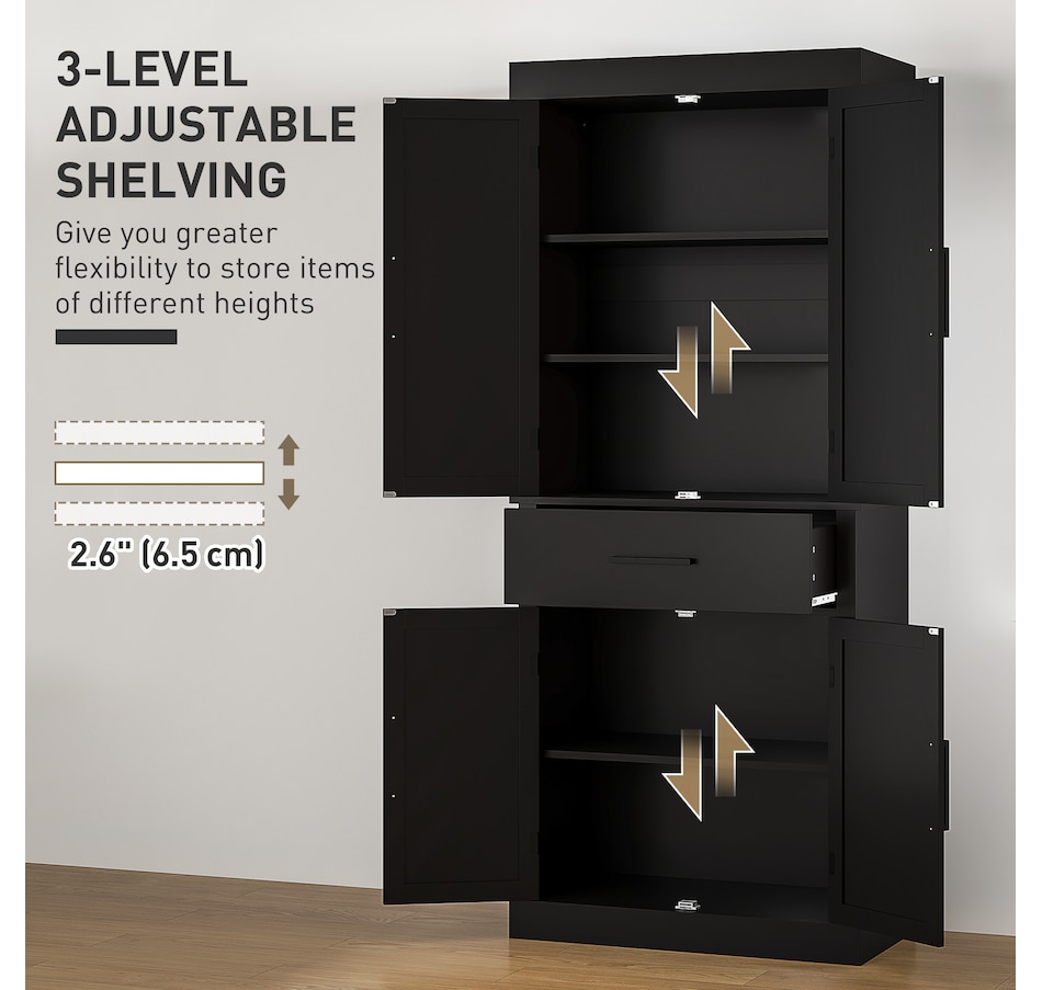 Image 997357_ALTMORE21.jpg, Product 997-357 / Price $239.99 - $314.99, HOMCOM 72" Tall Kitchen Pantry Storage Cabinet with Barn Doors and Drawer from HOMCOM on TSC.ca's Home & Garden department