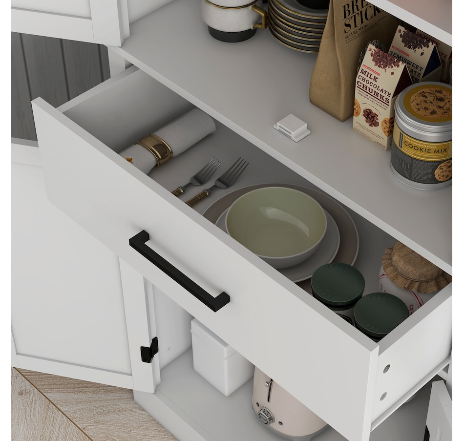 Image 997357_ALTMORE8.jpg, Product 997-357 / Price $239.99 - $314.99, HOMCOM 72" Tall Kitchen Pantry Storage Cabinet with Barn Doors and Drawer from HOMCOM on TSC.ca's Home & Garden department