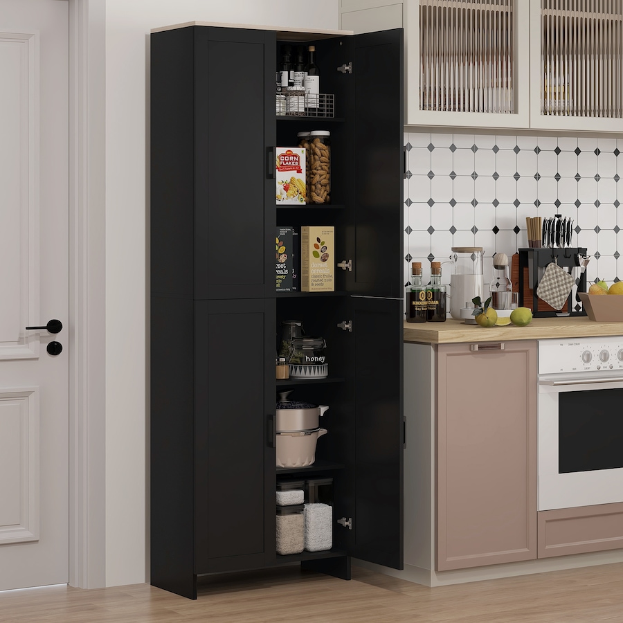 Image 997358_ALTMORE1.jpg, Product 997-358 / Price $189.99 - $194.99, HOMCOM 67" Kitchen Pantry 4-door Storage Cabinet with Adjustable Shelves from HOMCOM on TSC.ca's Home & Garden department