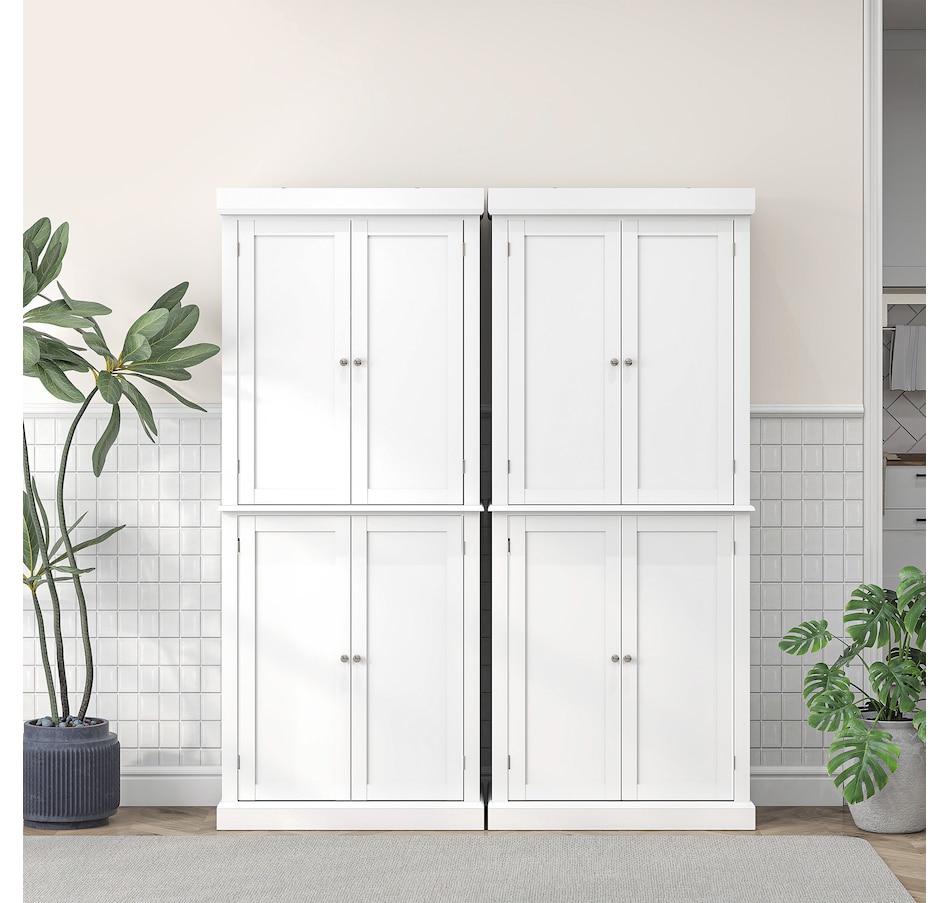 Image 997363_ALTMORE8.jpg, Product 997-363 / Price $289.99 - $369.99, HOMCOM Freestanding 4 Door Kitchen Pantry Cabinet with Shelves from HOMCOM on TSC.ca's Home & Garden department