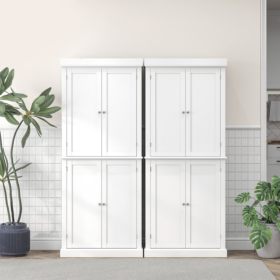 Image 997363_ALTMORE8.jpg, Product 997-363 / Price $290.99 - $309.99, HOMCOM Freestanding 4 Door Kitchen Pantry Cabinet with Shelves from HOMCOM on TSC.ca's Home & Garden department