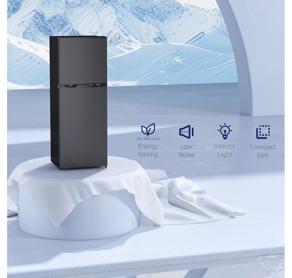 Image 997364_ALTMORE13.jpg, Product 997-364 / Price $419.99, HOMCOM Mini Fridge with Freezer 4.6 Cu.Ft 2 Door Small Refrigerator from HOMCOM on TSC.ca's Kitchen department