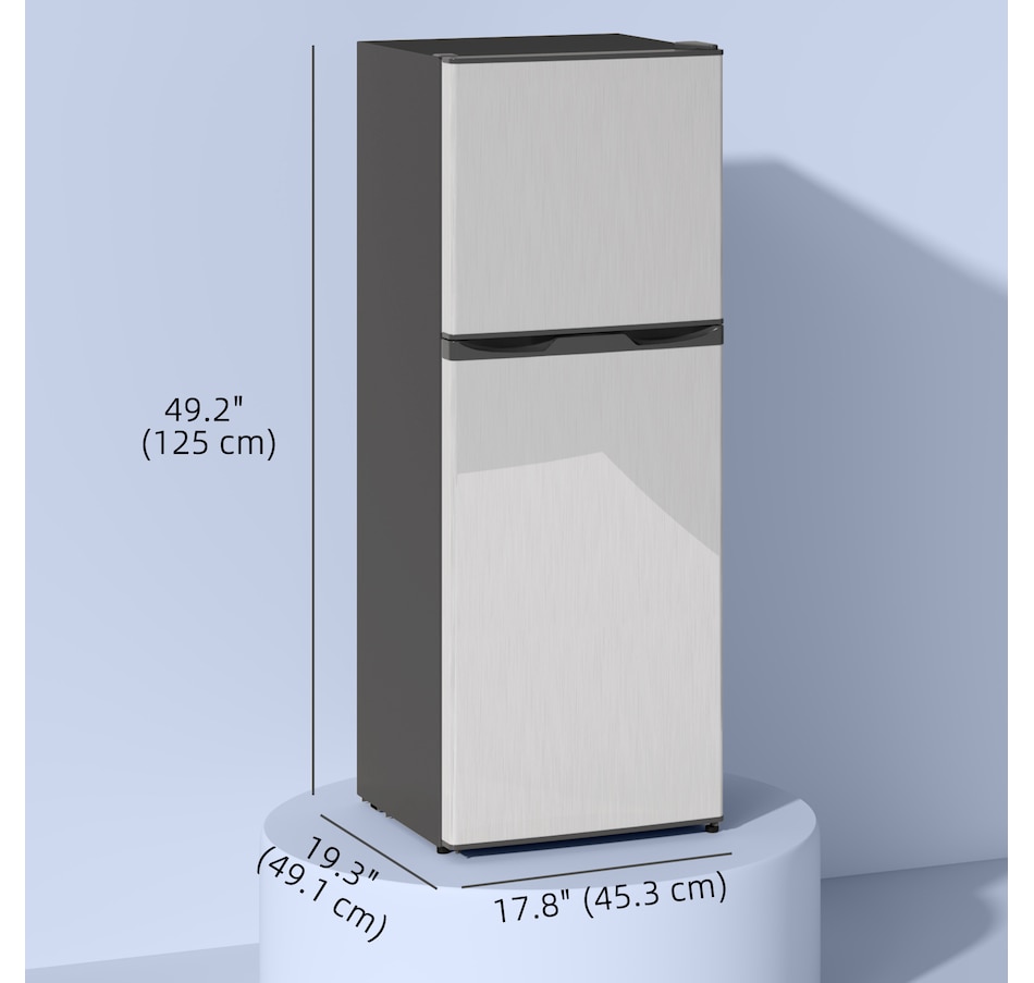 Image 997364_ALTMORE2.jpg, Product 997-364 / Price $419.99, HOMCOM Mini Fridge with Freezer 4.6 Cu.Ft 2 Door Small Refrigerator from HOMCOM on TSC.ca's Kitchen department