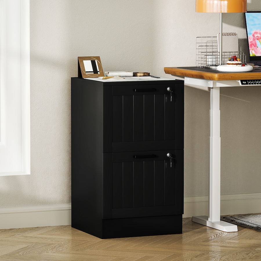 Image 997365_ALTMORE1.jpg, Product 997-365 / Price $119.99 - $123.59, HOMCOM 2 Drawer File Cabinet with Lock Filing Cabinet for A4 Letter from HOMCOM on TSC.ca's Home & Garden department