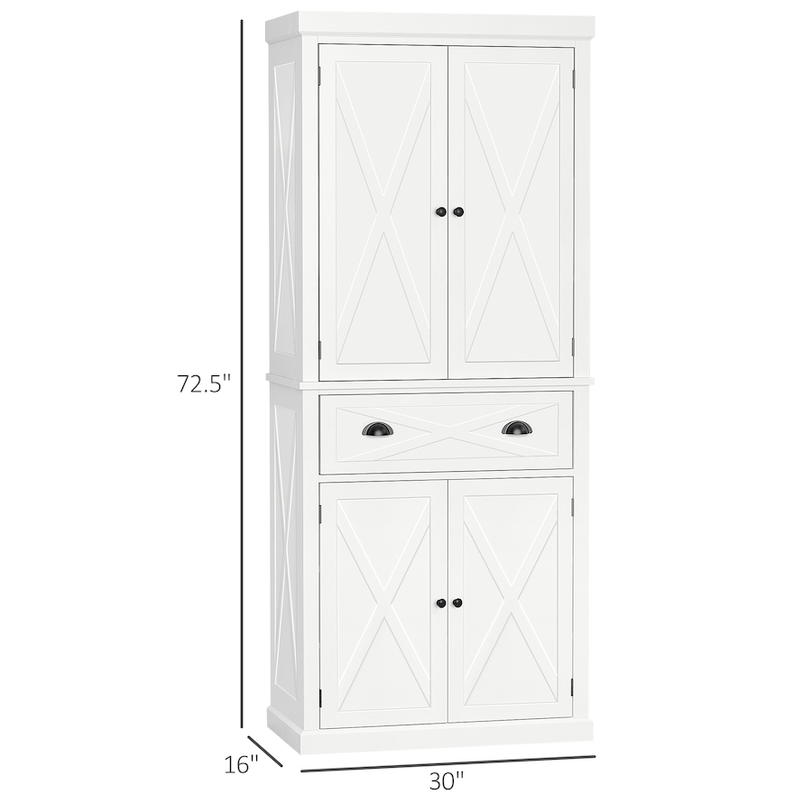 Image 997370_ALTMORE10.jpg, Product 997-370 / Price $279.99, HOMCOM Kitchen Pantry, Freestanding Buffet Cabinet with 4 Doors from HOMCOM on TSC.ca's Home & Garden department