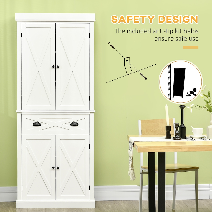 Image 997370_ALTMORE13.jpg, Product 997-370 / Price $279.99, HOMCOM Kitchen Pantry, Freestanding Buffet Cabinet with 4 Doors from HOMCOM on TSC.ca's Home & Garden department