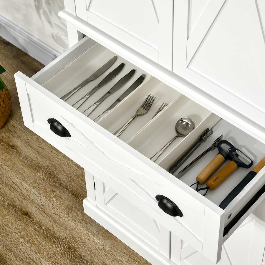 Image 997370_ALTMORE15.jpg, Product 997-370 / Price $279.99, HOMCOM Kitchen Pantry, Freestanding Buffet Cabinet with 4 Doors from HOMCOM on TSC.ca's Home & Garden department