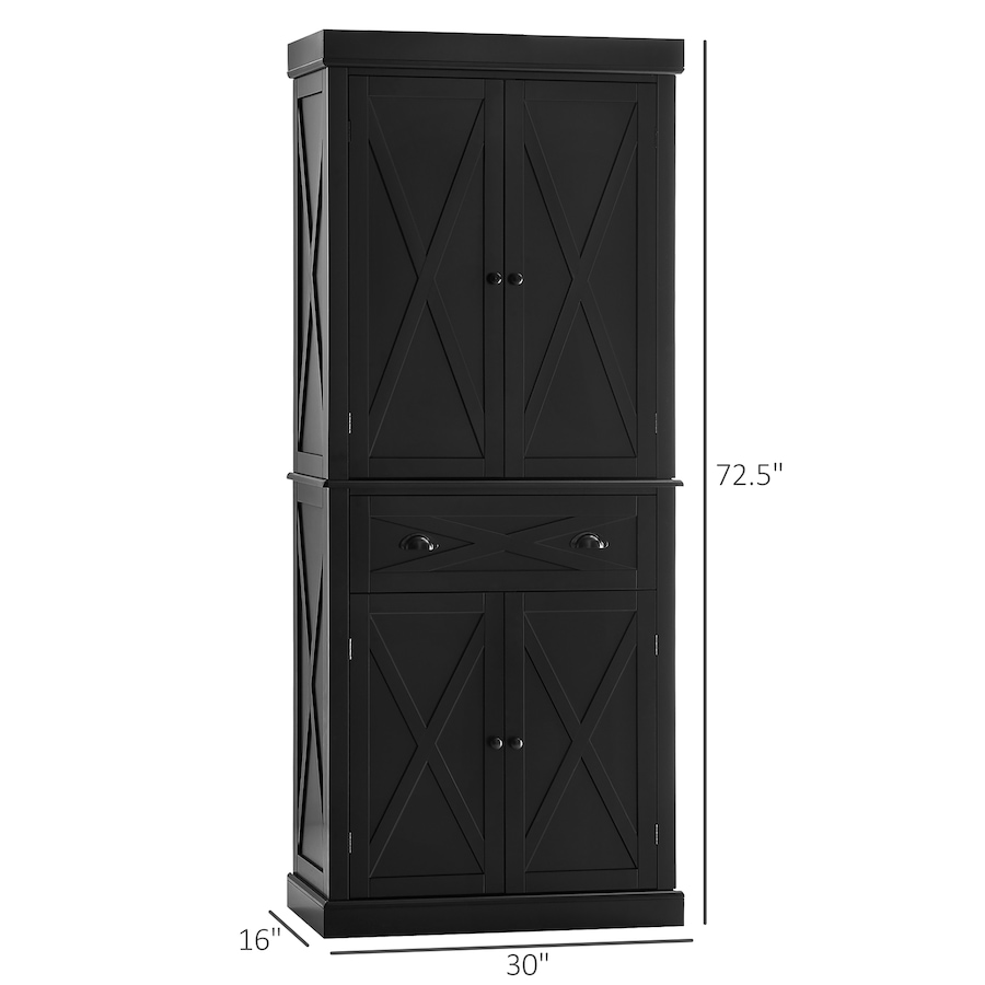 Image 997370_ALTMORE2.jpg, Product 997-370 / Price $279.99, HOMCOM Kitchen Pantry, Freestanding Buffet Cabinet with 4 Doors from HOMCOM on TSC.ca's Home & Garden department